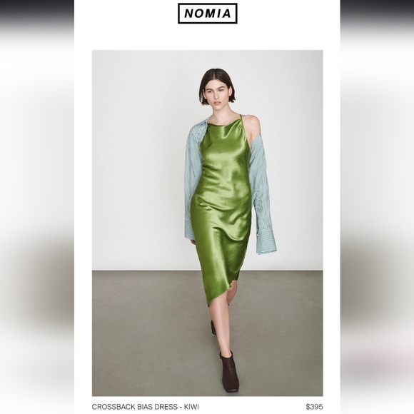 Nomia Crossback bias slip dress 6 - Picture 11 of 11